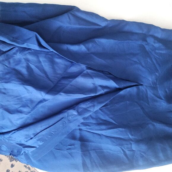 Talbots silk evening beaded sequined maxi mother of the bride dress - Picture 12 of 14